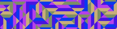 Color Rhombus tile tessellation pattern illustration