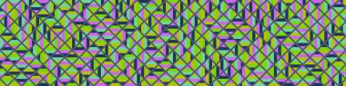 Color Rhombus tile tessellation pattern illustration