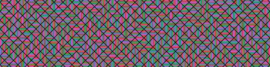 Color Rhombus tile tessellation pattern illustration