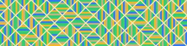 Color Rhombus tile tessellation pattern illustration