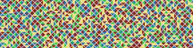 Color Rhombus tile tessellation pattern illustration