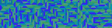 Color Rhombus tile tessellation pattern illustration