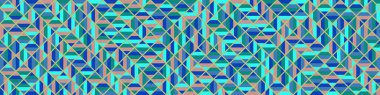 Color Rhombus tile tessellation pattern illustration