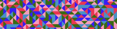 Color Rhombus tile tessellation pattern illustration