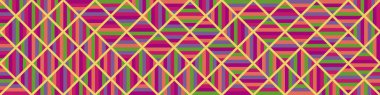 Color Rhombus tile tessellation pattern illustration