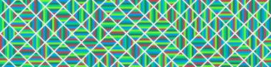 Color Rhombus tile tessellation pattern illustration