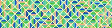 Color Rhombus tile tessellation pattern illustration