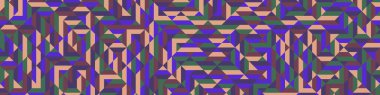 Color Rhombus tile tessellation pattern illustration