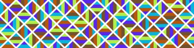 Color Rhombus tile tessellation pattern illustration