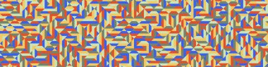 Color Rhombus tile tessellation pattern illustration