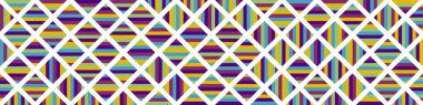 Color Rhombus tile tessellation pattern illustration