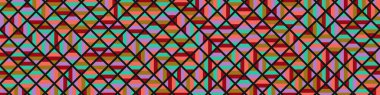 Color Rhombus tile tessellation pattern illustration