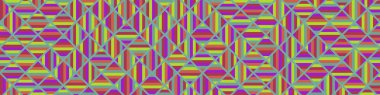 Color Rhombus tile tessellation pattern illustration