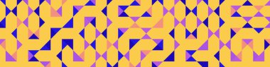 Color Rhombus tile tessellation pattern illustration