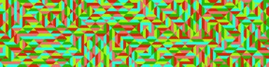 Color Rhombus tile tessellation pattern illustration