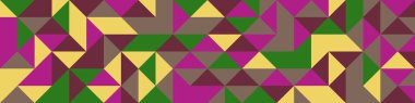 Color Rhombus tile tessellation pattern illustration