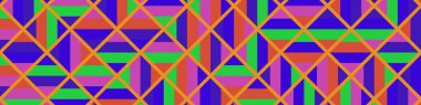 Color Rhombus tile tessellation pattern illustration
