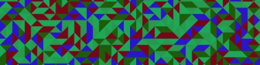 Color Rhombus tile tessellation pattern illustration