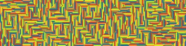 Color Rhombus tile tessellation pattern illustration