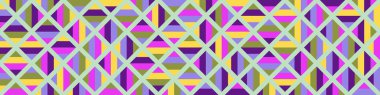 Color Rhombus tile tessellation pattern illustration