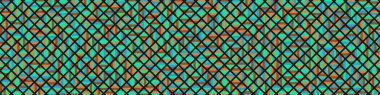 Color Rhombus tile tessellation pattern illustration
