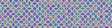 Color Rhombus tile tessellation pattern illustration