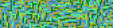 Color Rhombus tile tessellation pattern illustration