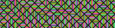 Color Rhombus tile tessellation pattern illustration