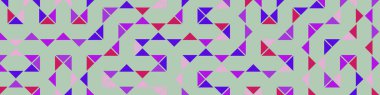 Color Rhombus tile tessellation pattern illustration