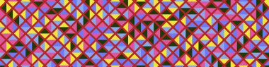 Color Rhombus tile tessellation pattern illustration