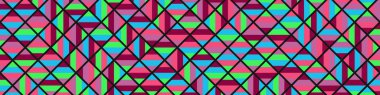 Color Rhombus tile tessellation pattern illustration