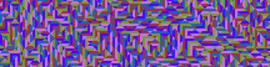 Color Rhombus tile tessellation pattern illustration