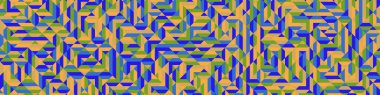 Color Rhombus tile tessellation pattern illustration