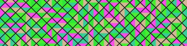 Color Rhombus tile tessellation pattern illustration