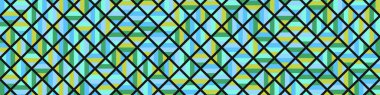 Color Rhombus tile tessellation pattern illustration