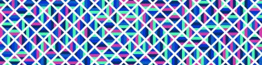 Color Rhombus tile tessellation pattern illustration