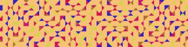 Color Rhombus tile tessellation pattern illustration