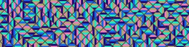 Color Rhombus tile tessellation pattern illustration