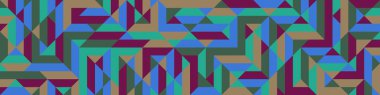 Color Rhombus tile tessellation pattern illustration