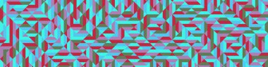 Color Rhombus tile tessellation pattern illustration
