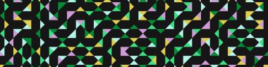Color Rhombus tile tessellation pattern illustration