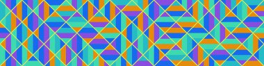 Color Rhombus tile tessellation pattern illustration