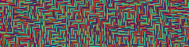 Color Rhombus tile tessellation pattern illustration