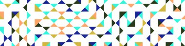 Color Rhombus tile tessellation pattern illustration