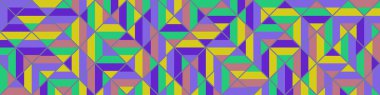 Color Rhombus tile tessellation pattern illustration