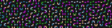 Color Rhombus tile tessellation pattern illustration