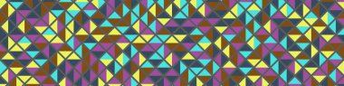 Color Rhombus tile tessellation pattern illustration