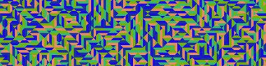 Color Rhombus tile tessellation pattern illustration