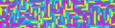 Color Rhombus tile tessellation pattern illustration