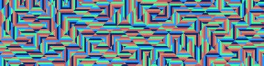 Color Rhombus tile tessellation pattern illustration